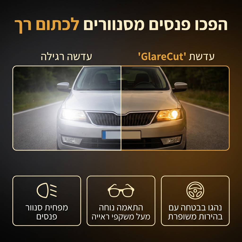 נהיגת לילה ללא סנוור: הטכנולוגיה האופטית שמשנה את התמונה בכביש